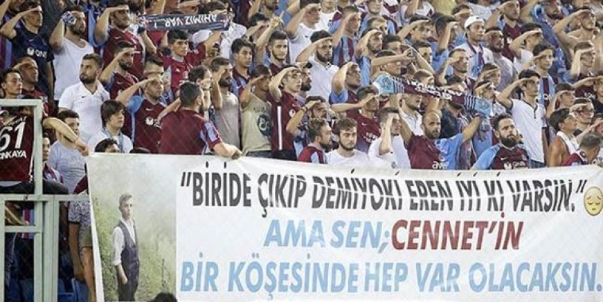 Şehit Eren Bülbül'ün adı tribüne verildi