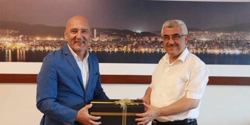 Cemil Aksak'tan Altınok Öz'e veda ziyareti