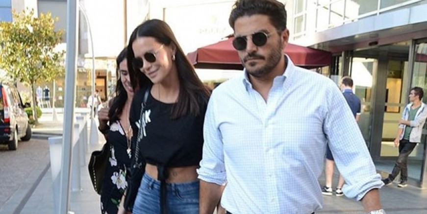 Ebru Şallı ve Uğur Akkuş el ele