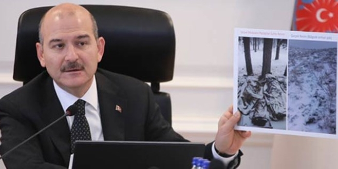 Bakan Soylu'dan donarak şehit olan asker açıklaması