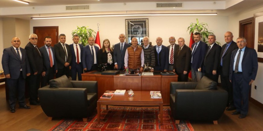 Muhtarlardan Altınok Öz'e ziyaret
