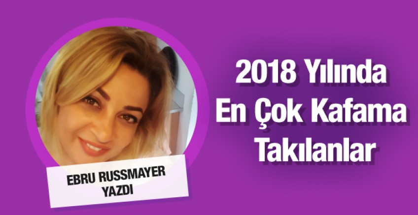 Ebru Rusmayer yazdı; 2018'de kafama takılanlar!