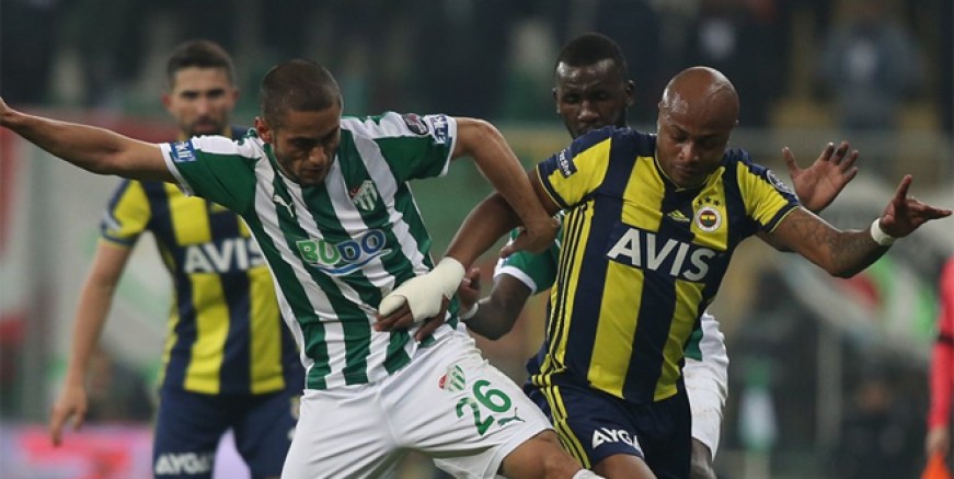 Bursaspor - Fenerbahçe maçı özeti ve golleri