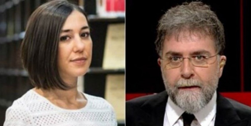 Melis Alphan Ahmet Hakan'ı topa tuttu