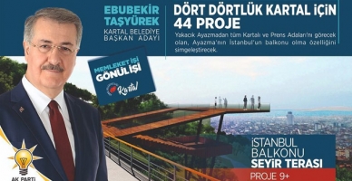 Ebubekir Taşyürek'ten Kartal'a 44 proje
