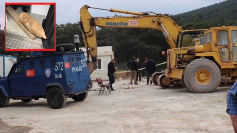 Maltepe'de top mermisi bulundu