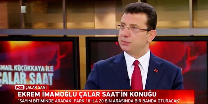 Ekrem İmamoğlu 'Fark 18 binden fazla'