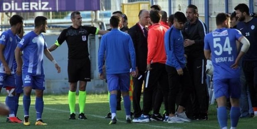 Tuzlaspor'dan görülmemiş protesto