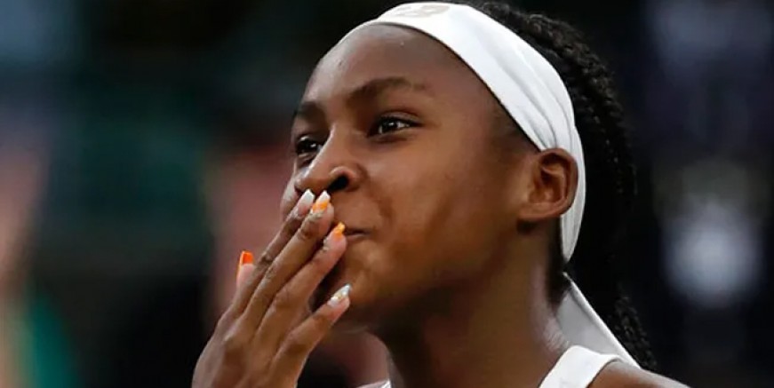 Wimbledon'da Cori Gauff fırtınası