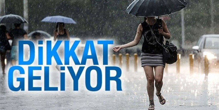 Meteoroloji'den İstanbul için sağanak uyarısı!
