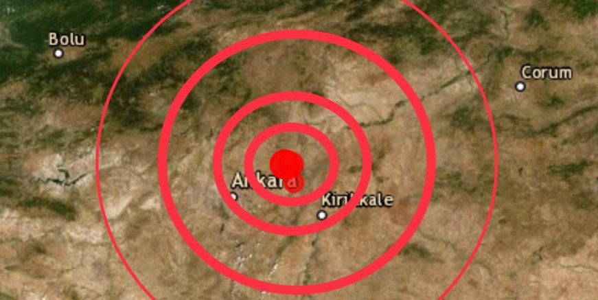 Ankara'da 3,9 büyüklüğünde deprem