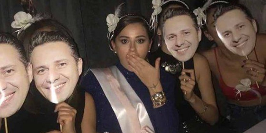Merve Özbey'e sürpriz bekarlığa veda partisi