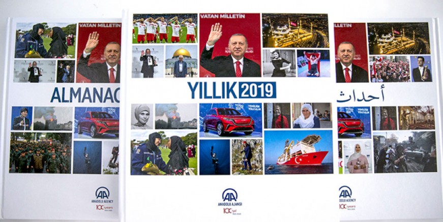 Anadolu Ajansının 2019 yıllığı üç dilde yayımlandı