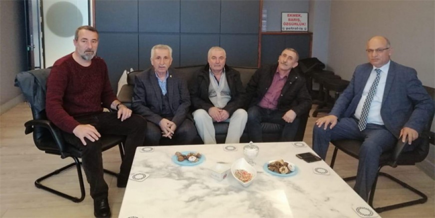 Arslanca Derneği'nden Dönmez Aytekin'e tebrik ziyareti