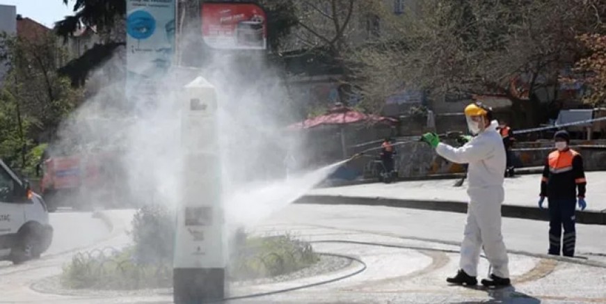 İBB tüm İstanbul'u dezenfekte etti