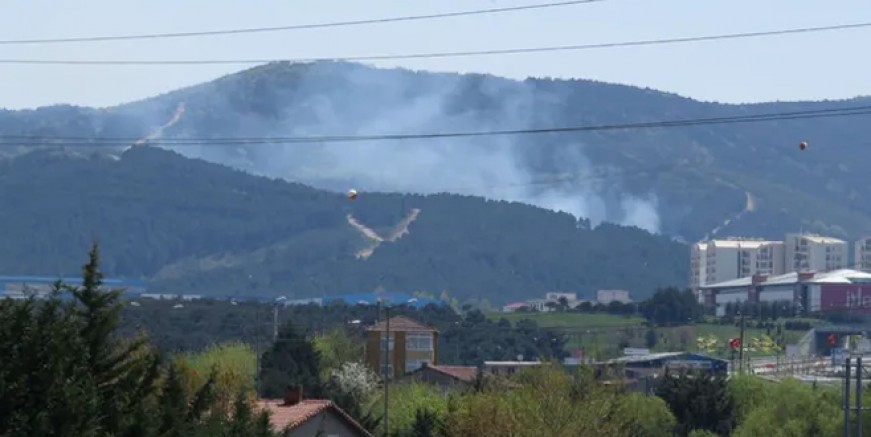 Kartal Aydos Ormanı'nda korkutan yangın!