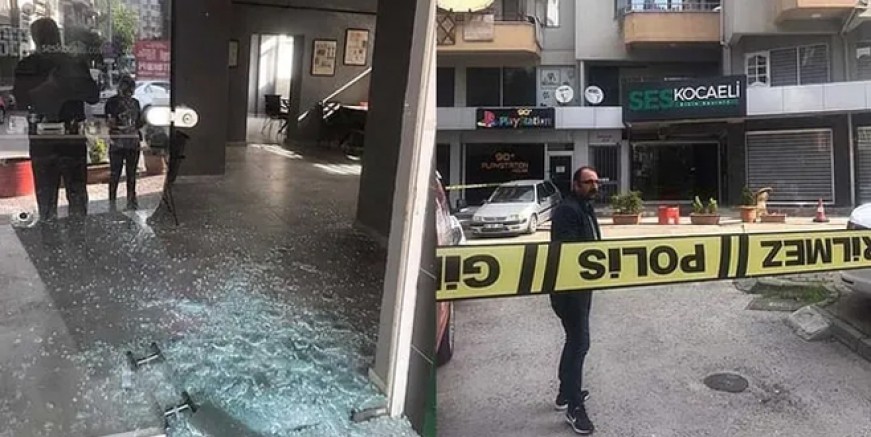 Yerel gazeteye silahlı saldırı!