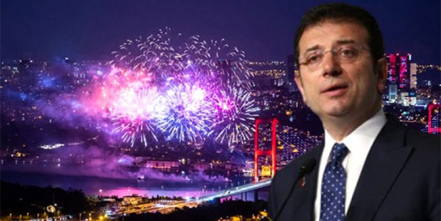 Ekrem İmamoğlu'ndan havai fişek kararı