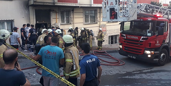 İstanbul'da yangın faciası; iki ölü