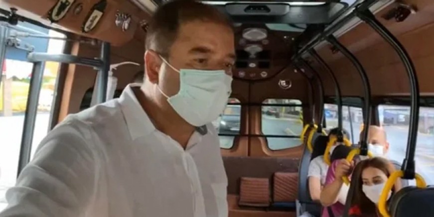 Ali Kılıç maske ve hijyen denetimine çıktı