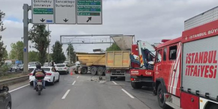 Çekmeköy'de hafriyat kamyonu dehşeti