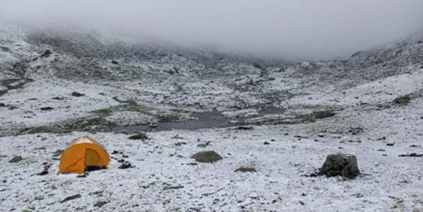 Kaçkar Dağı'na Ağustos karı