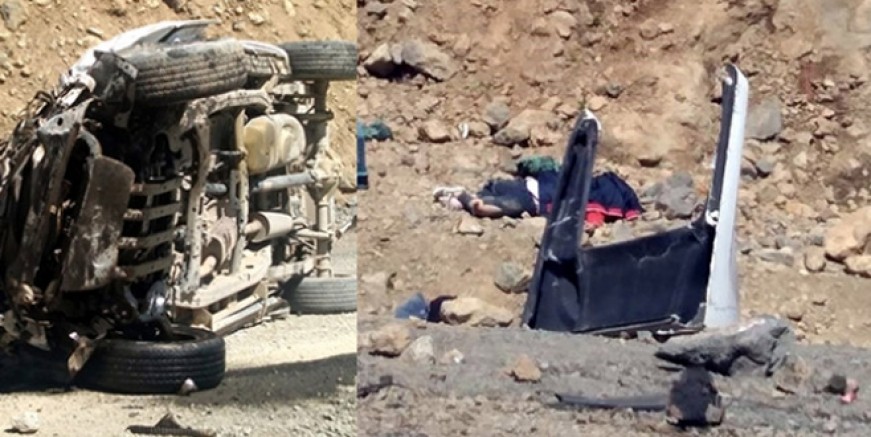Yüksekova'da korkunç kaza; 6 kişi yaşamını yitirdi