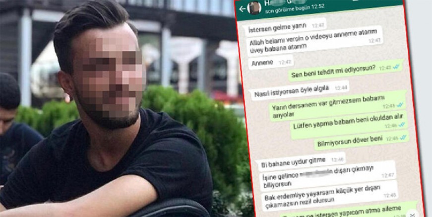 Mersin'de eski sevgiliden iğrenç şantaj
