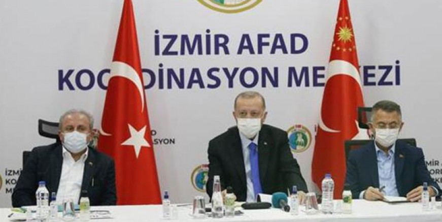 Cumhurbaşkanı Erdoğan İzmir deprem bölgesinde!