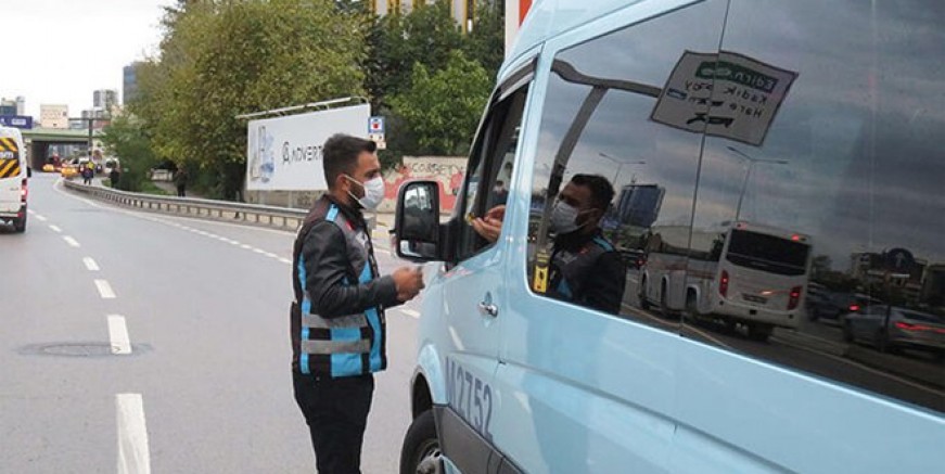 İstanbul'da toplu taşıma araçlarına denetim