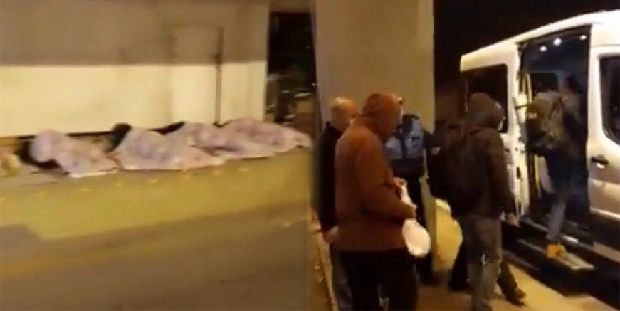 İstanbul'da yürek sızlatan görüntüler!