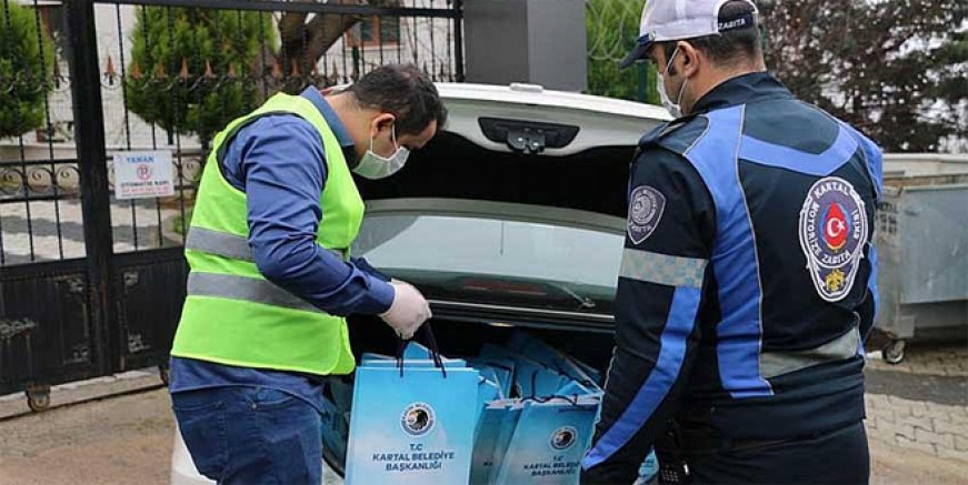 Kartal'da elektronik atıklar hijyen paketine dönüşüyor