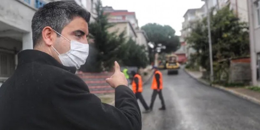 Kartal'da sokak ve caddeler asfaltlanıyor