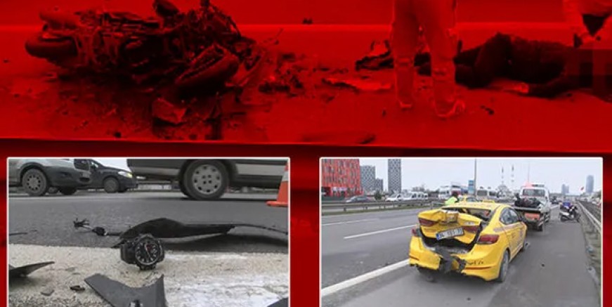 Kartal'daki motoksitletli kazada şok gelişme