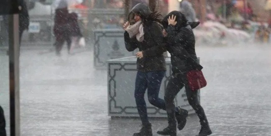 Meteoroloji'den sağanak yağış ve rüzgar uyarısı