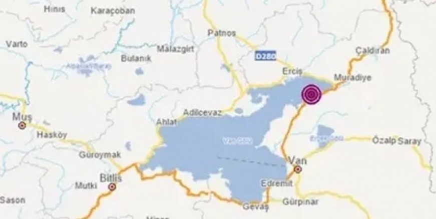 Van'da 4.7 büyüklüğünde deprem