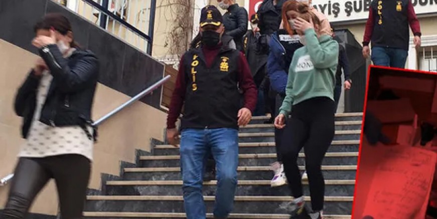 İstanbul'da kataloglu fuhuş çetesi çökertildi
