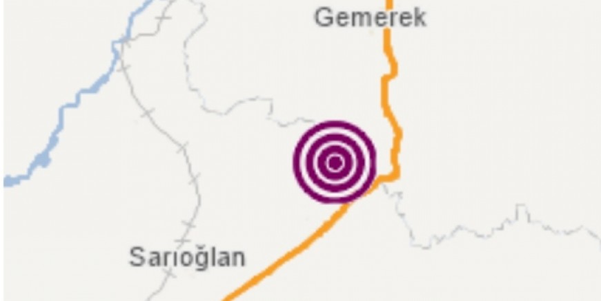 Kayseri'de 4,6 büyüklüğünde deprem