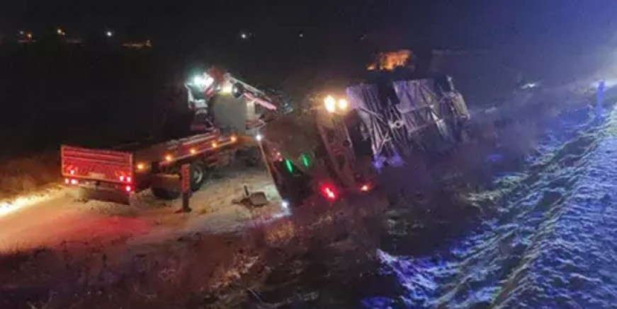 Konya'da buzlanma faciası; 5 ölü