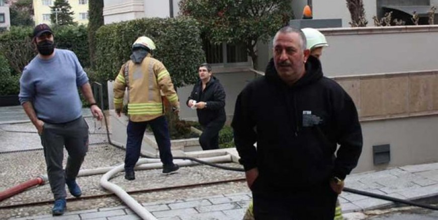 Cem Yılmaz'ın yangın paniği