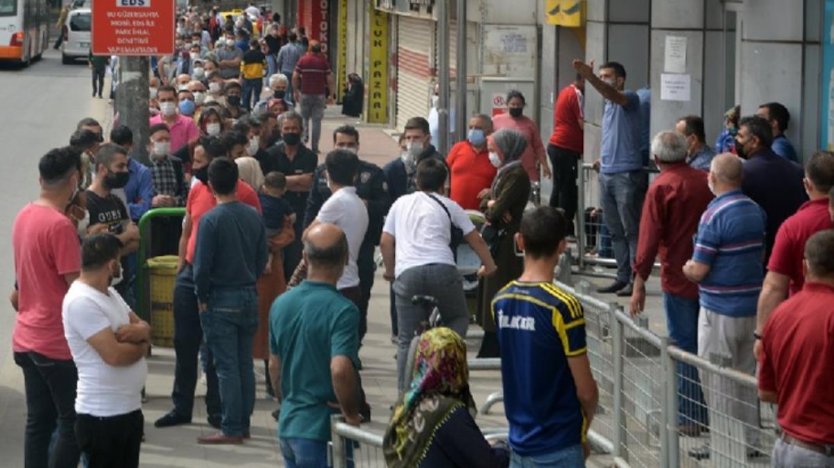 Tam kapanmada  metrelerce 1100 TL kuyruğu