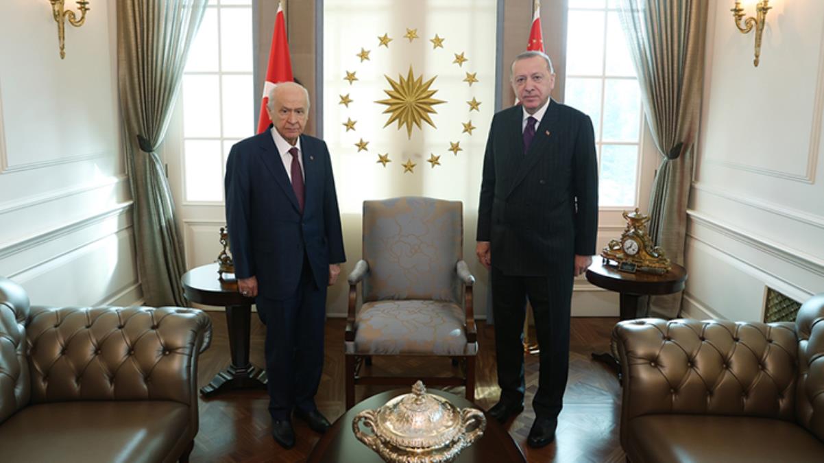 Cumhurbaşkanı Erdoğan Bahçeli ile görüştü