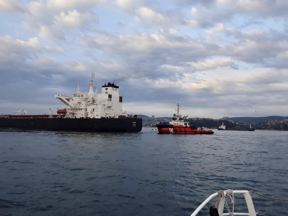 İstanbul Boğazı'nda faciaya ramak kaldı
