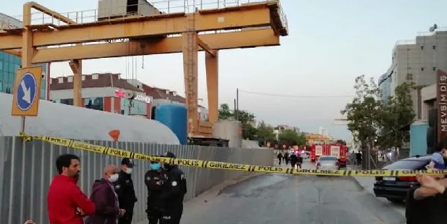 Pendik'te metro inşaatında patlama
