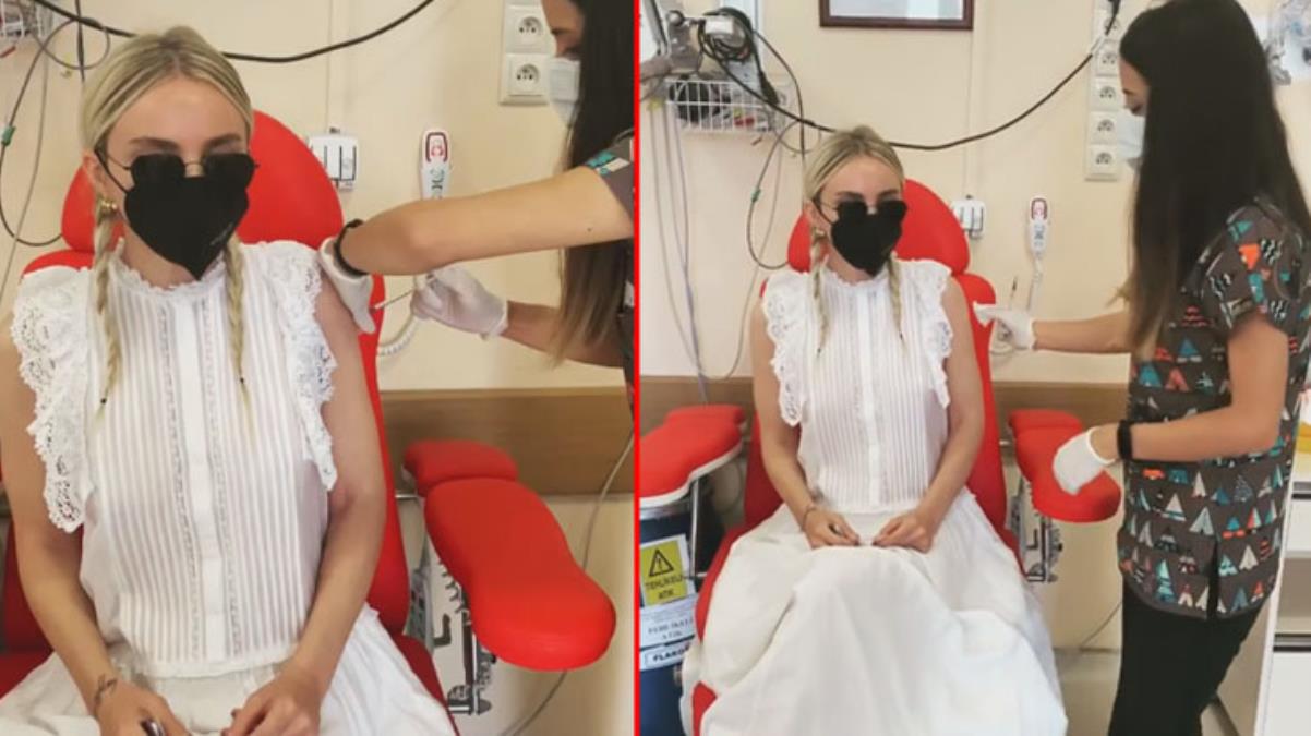 Gülşen koronavirüs aşısı yaptırdı