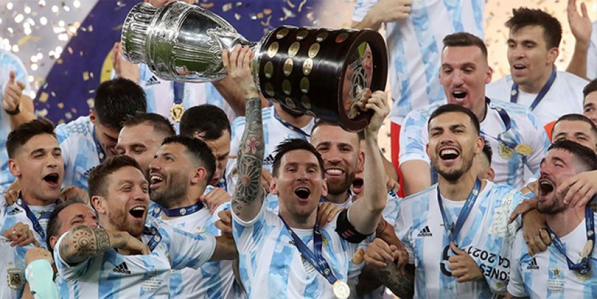 Lionel Messi Arjantin'i kupaya taşıdı