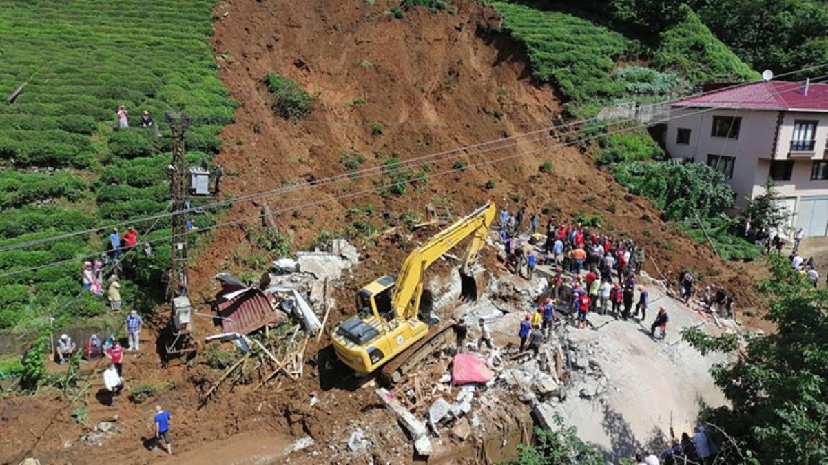 Rize'de sele maruz kalan alanlar afet bölgesi ilan edilecek