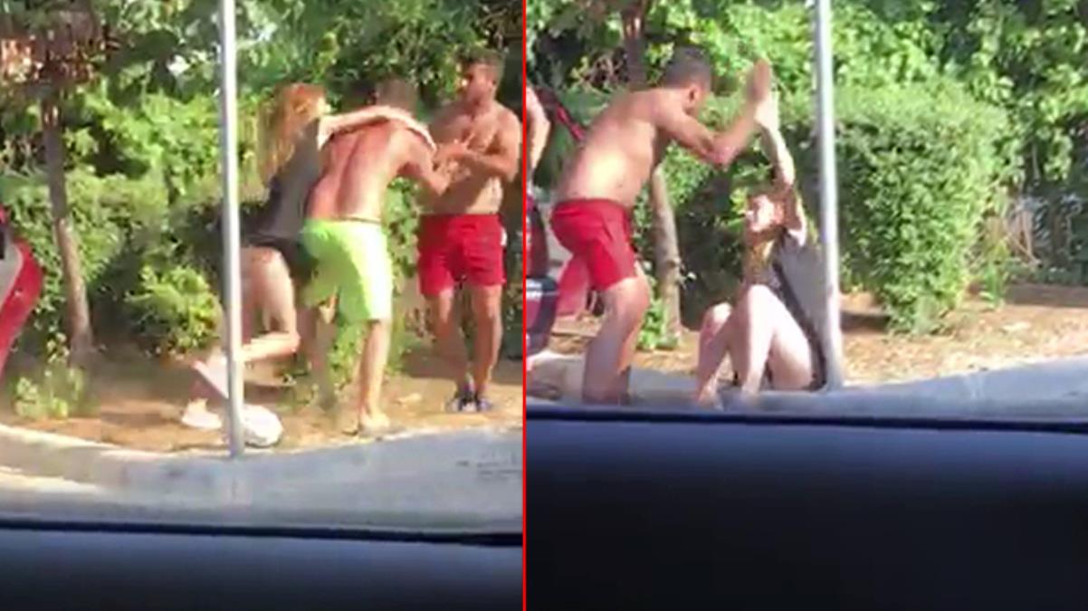 Yeni evli çift Marmaris'i birbirine kattı!