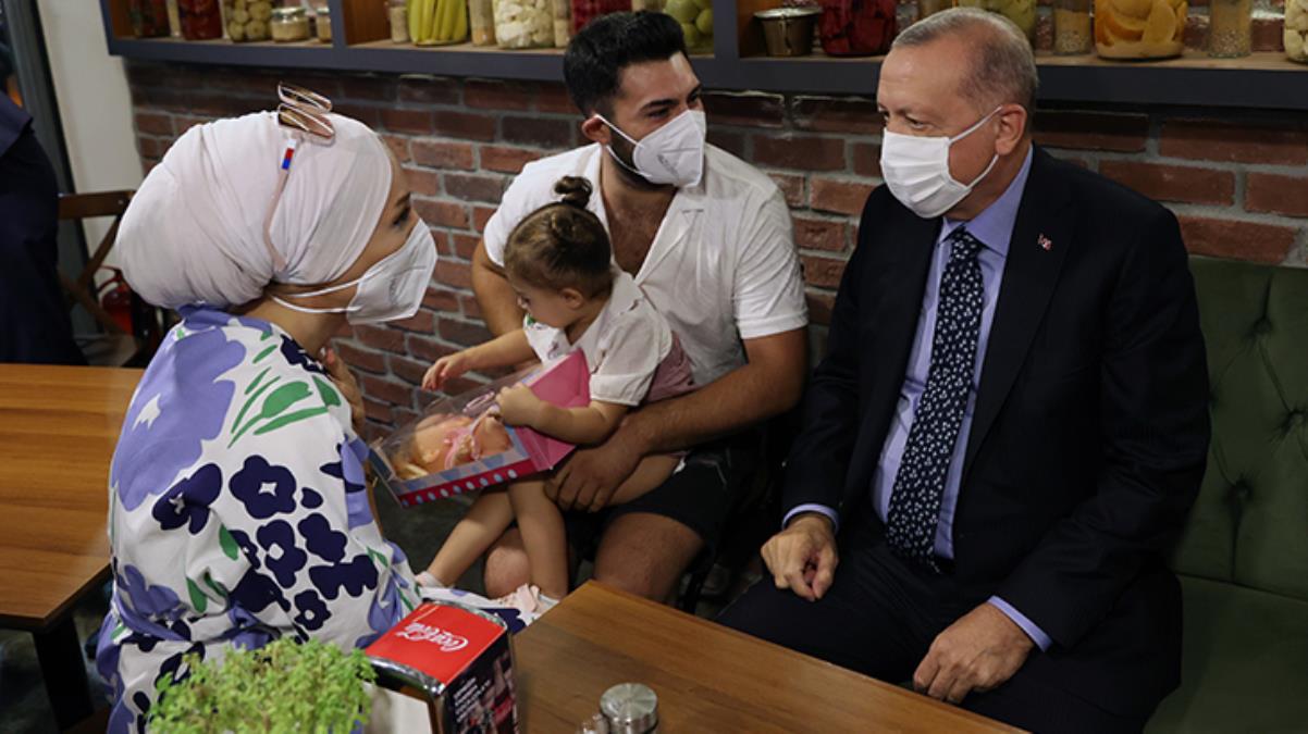 Erdoğan'dan restorana sürpriz ziyaret