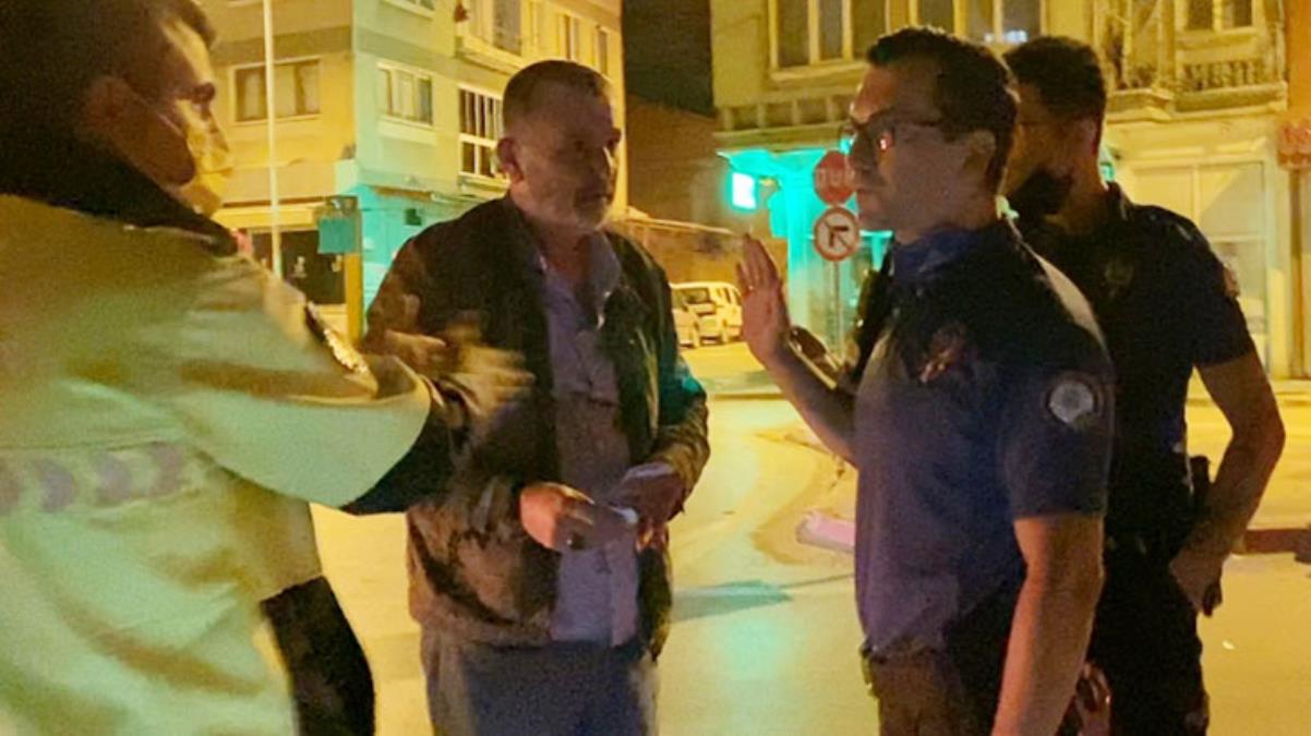 Polisin alkollü sürücü ile imtihanı!